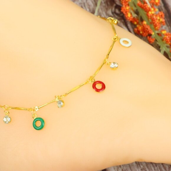 "Dainty Anklet for Women – Elegant Everyday Jewelry & Perfect Gift | MLCRC1310 - Picture 10 of 10